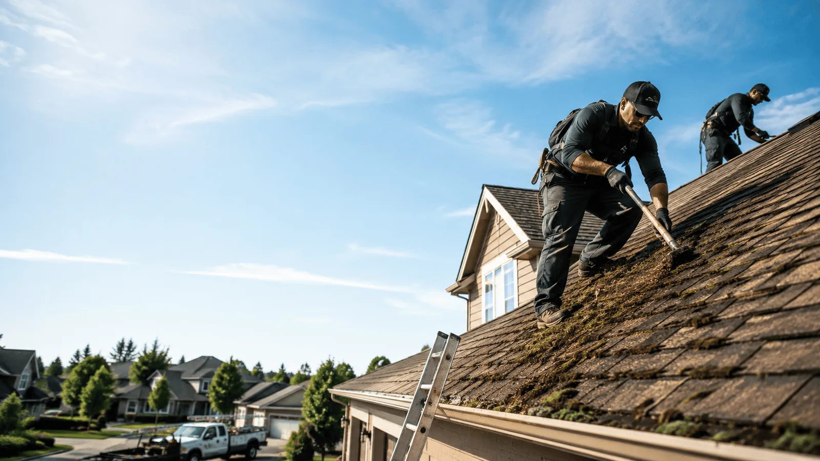 Roof Moss Removal in Foosland, IL near me
